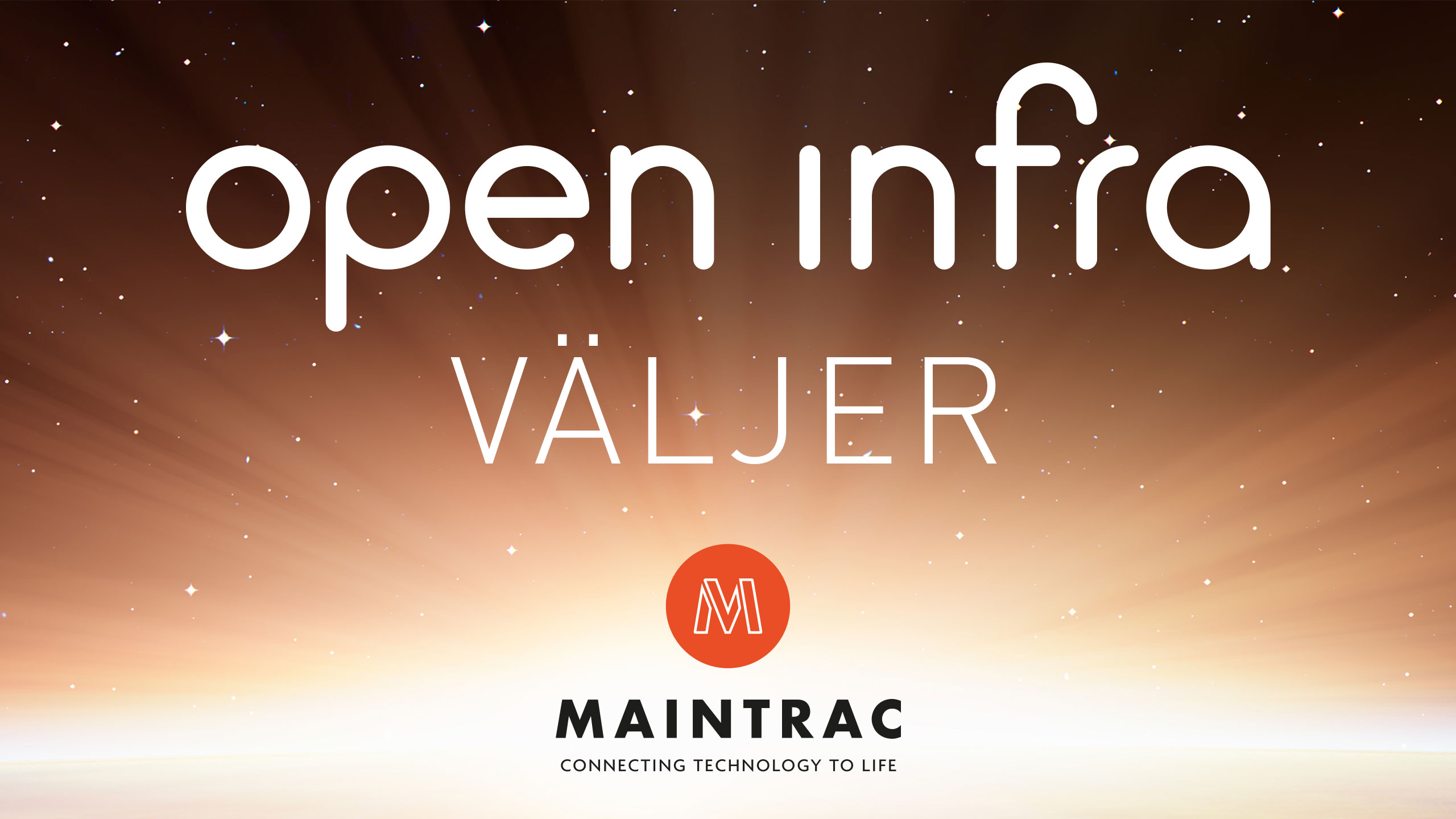 Open Infra väljer Maintrac Flow